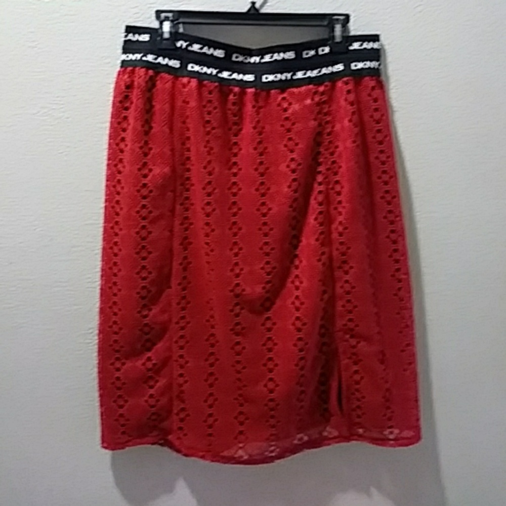 Red and black skirt size 2X